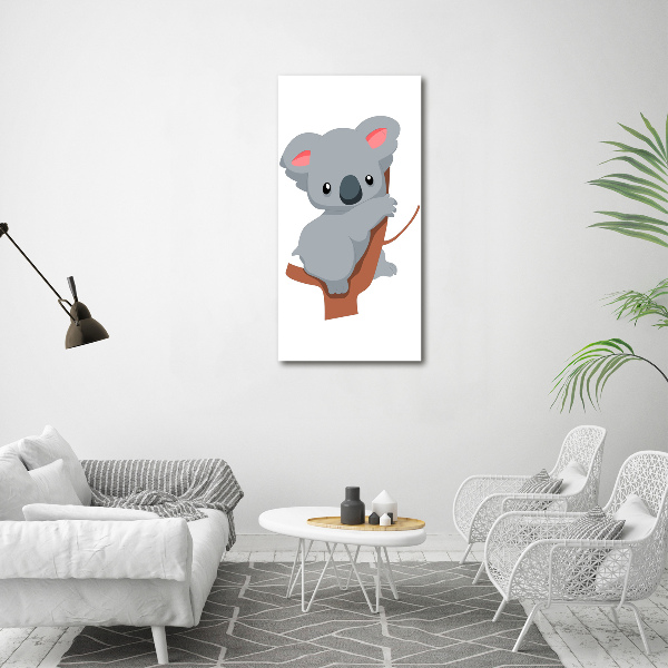 Foto auf leinwand vertikales Panda auf einem Baum