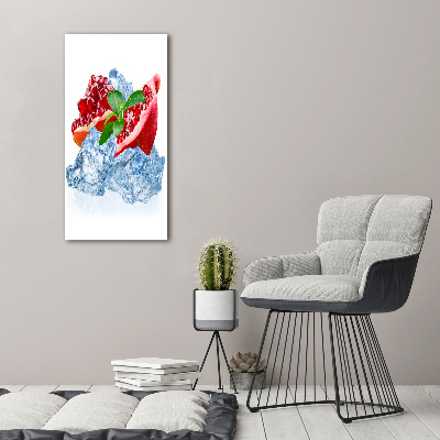 Wandbild vertikales Granate