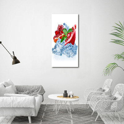 Wandbild vertikales Granate