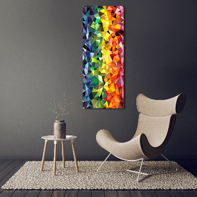 Foto leinwand vertikales Geometrischer Hintergrund