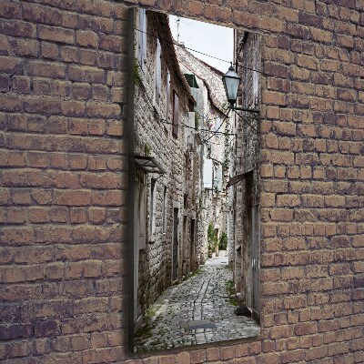 Foto leinwand vertikales Croatia Street