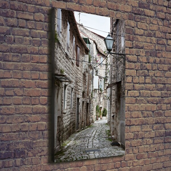 Foto leinwand vertikales Croatia Street