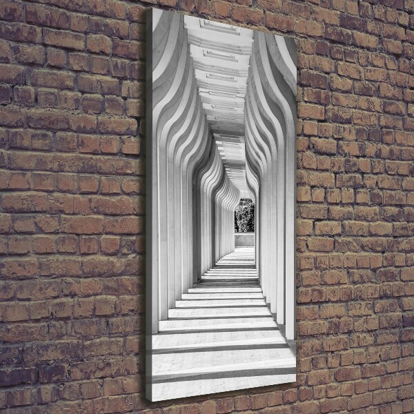 Foto auf leinwand vertikales Korridor