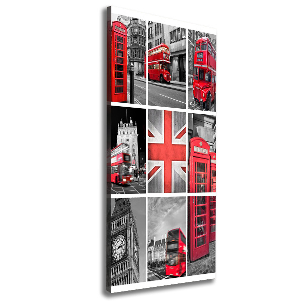 Wandbild vertikales London College