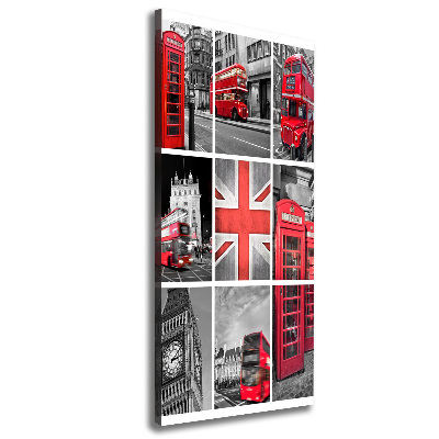 Wandbild vertikales London College