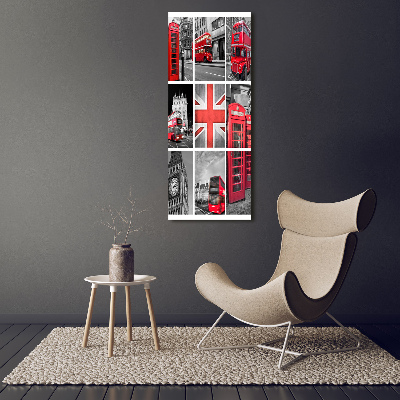 Wandbild vertikales London College