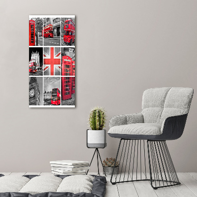 Wandbild vertikales London College