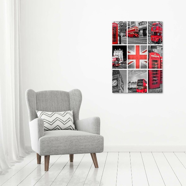 Wandbild vertikales London College