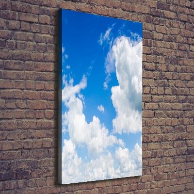 Wandbild vertikales Wolken am Himmel