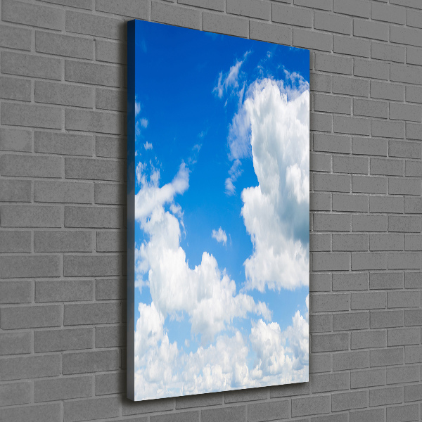Wandbild vertikales Wolken am Himmel