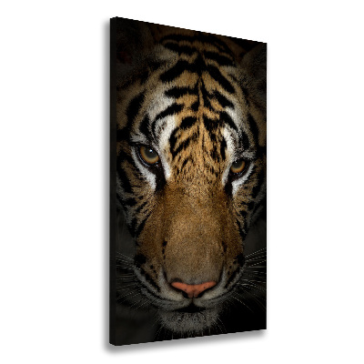 Foto leinwand vertikales Tiger