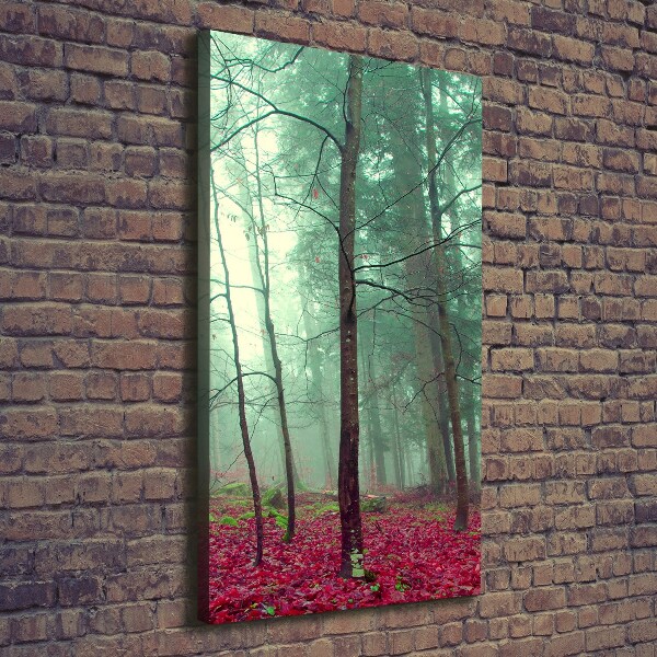 Foto leinwand vertikales Wald im Herbst