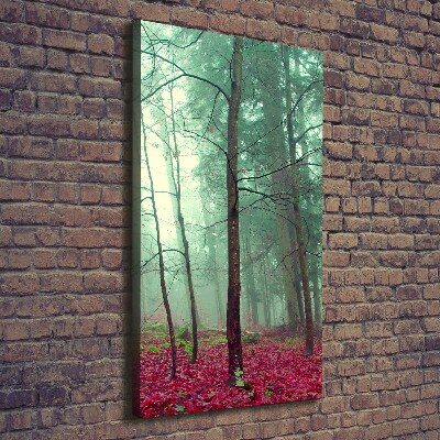 Foto leinwand vertikales Wald im Herbst