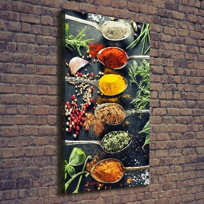 Wandbild vertikales Gewürze