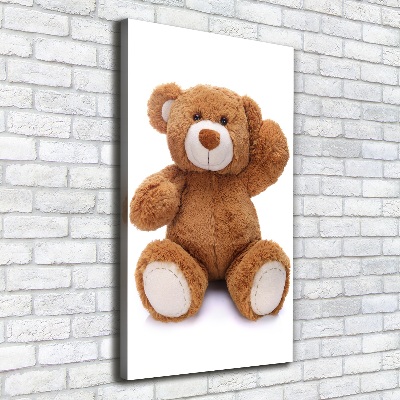Wandbild vertikales Teddybär