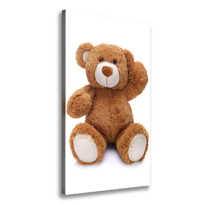 Wandbild vertikales Teddybär