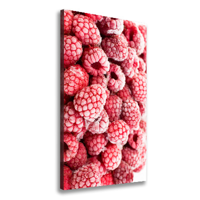 Foto auf leinwand vertikales Himbeeren