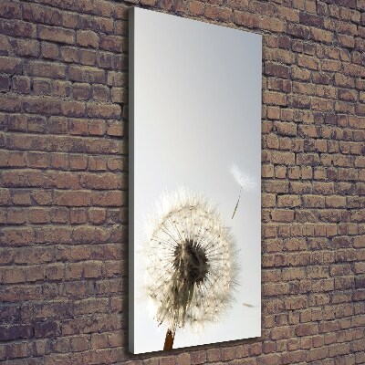 Wandbild vertikales Löwenzahn