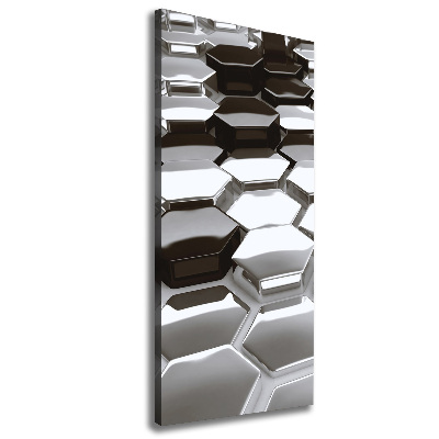 Wandbild vertikales 3D-Abstraktion