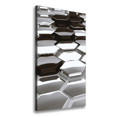 Wandbild vertikales 3D-Abstraktion