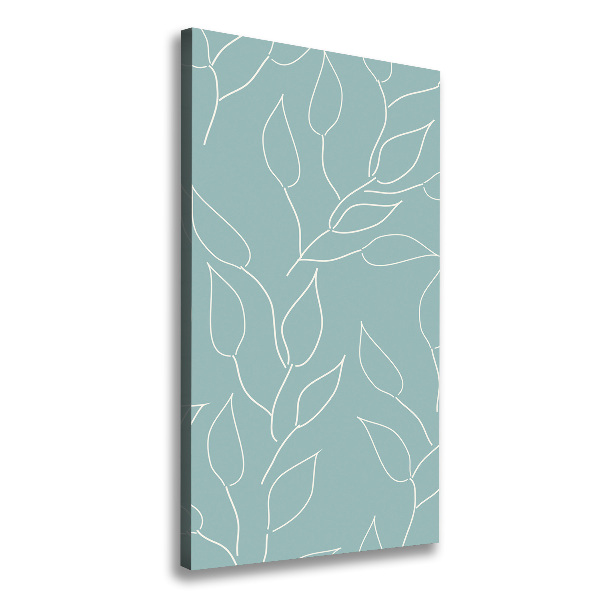 Foto auf leinwand vertikales Blätter