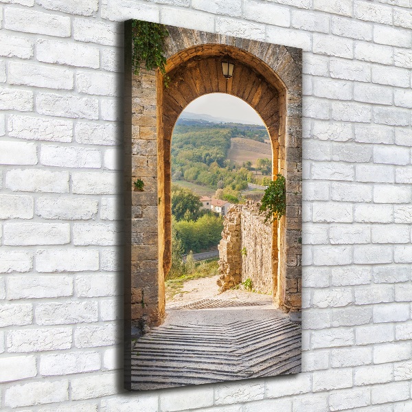 Foto auf leinwand vertikales Toskana, Italien