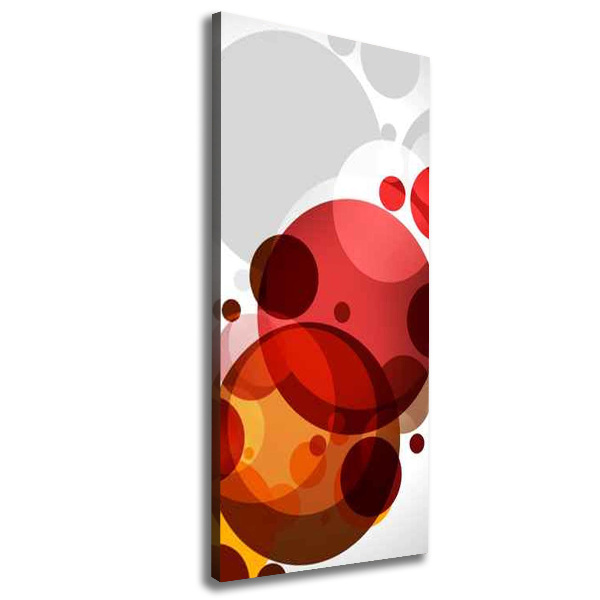 Foto auf leinwand vertikales Kreisabstraktion