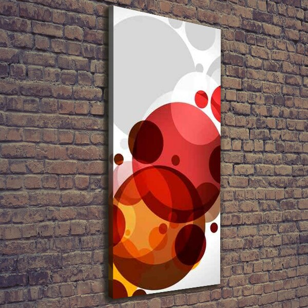 Foto auf leinwand vertikales Kreisabstraktion