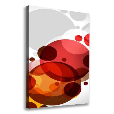 Foto auf leinwand vertikales Kreisabstraktion