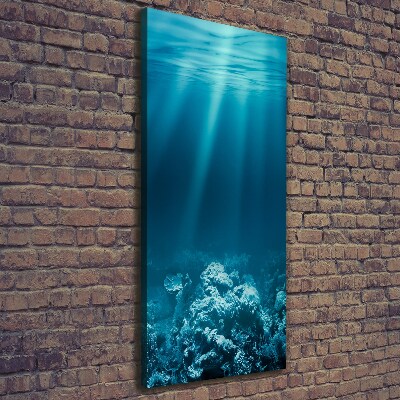 Foto auf leinwand vertikales Unterwasserwelt