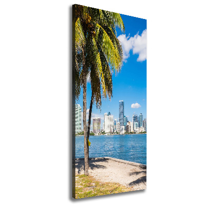 Wandbild vertikales Miami