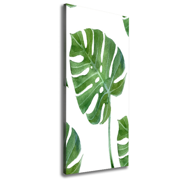 Wandbild vertikales Monstera