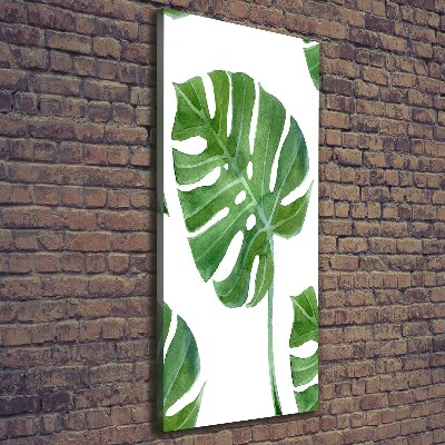 Wandbild vertikales Monstera
