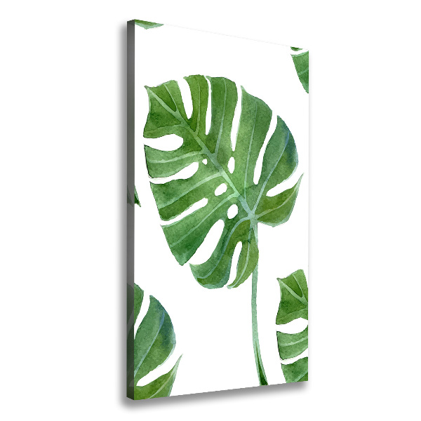 Wandbild vertikales Monstera