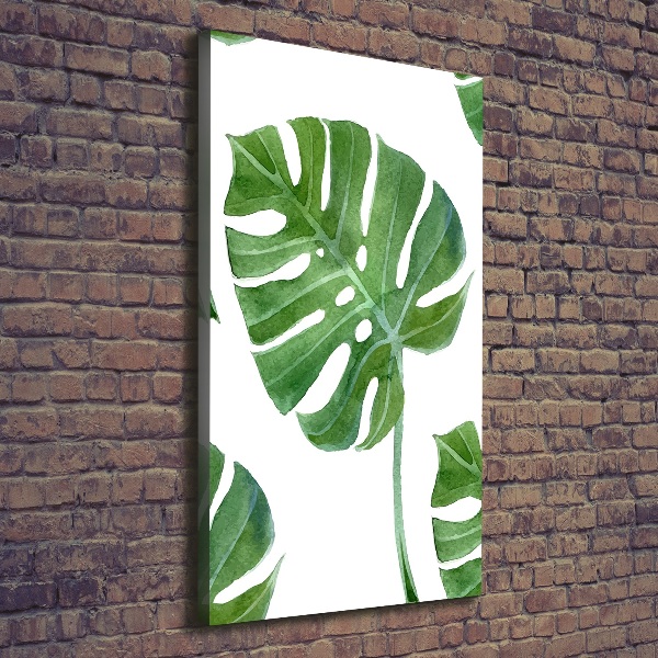 Wandbild vertikales Monstera