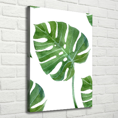 Wandbild vertikales Monstera
