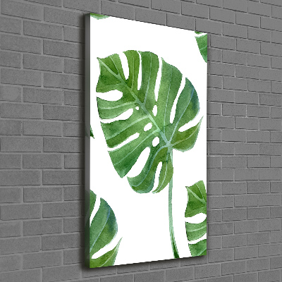 Wandbild vertikales Monstera