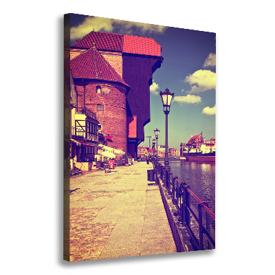 Foto leinwand vertikales Danzig, Polen