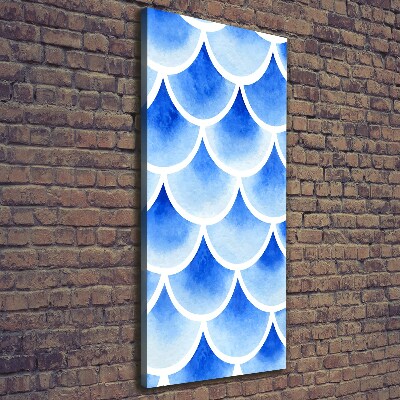 Foto auf leinwand vertikales Fischschuppen