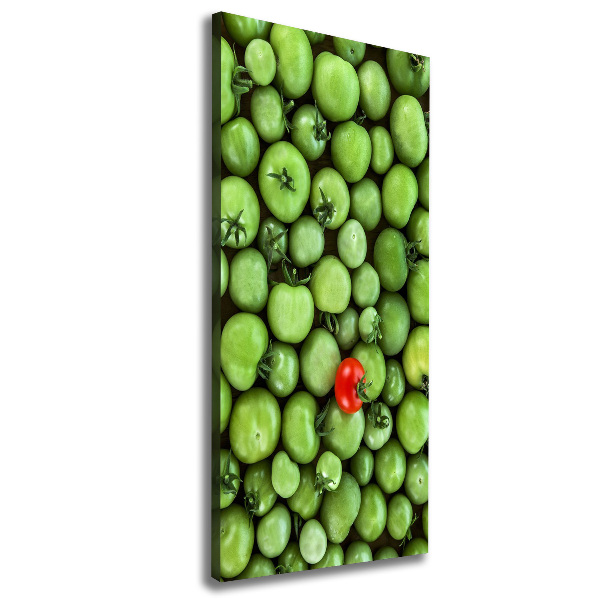 Foto auf leinwand vertikales Rote Tomate