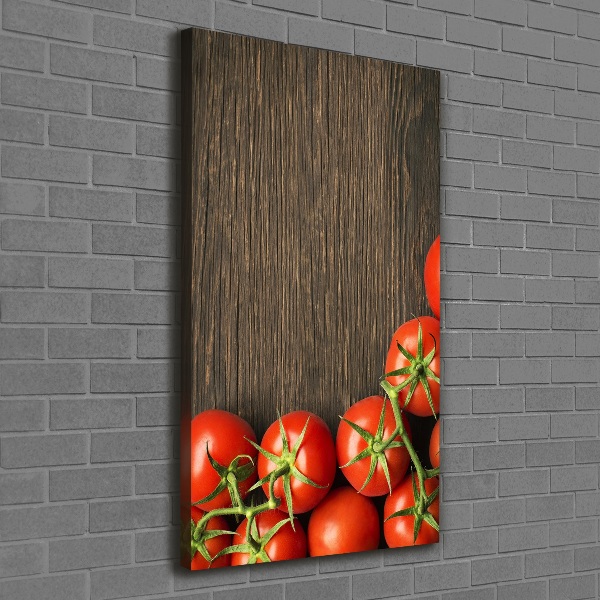 Foto leinwand vertikales Tomaten