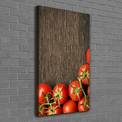 Foto leinwand vertikales Tomaten