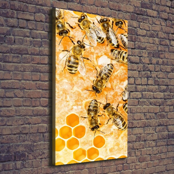 Foto leinwand vertikales Arbeitsbienen