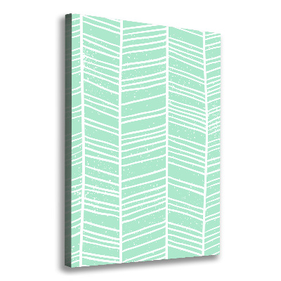 Wandbild vertikales Fischgrätmuster