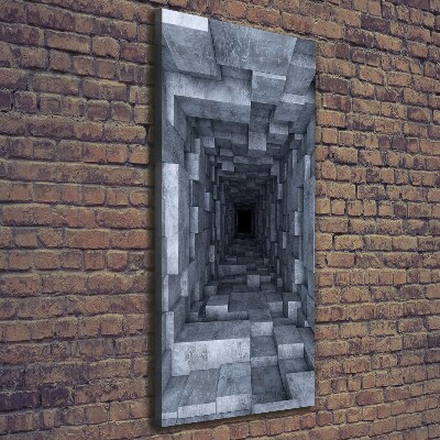 Foto leinwand vertikales Tunnel