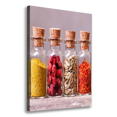 Foto auf leinwand vertikales Bunte Gewürze
