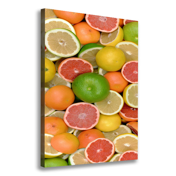 Foto leinwand vertikales Zitrusfrüchte