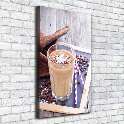 Foto leinwand vertikales Schokoladencocktail