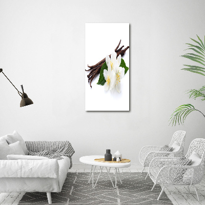 Foto leinwand vertikales Jasmin und Vanille