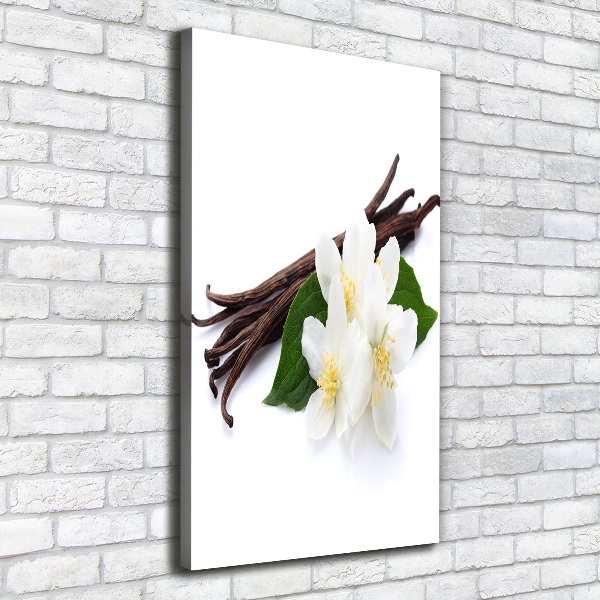 Foto leinwand vertikales Jasmin und Vanille